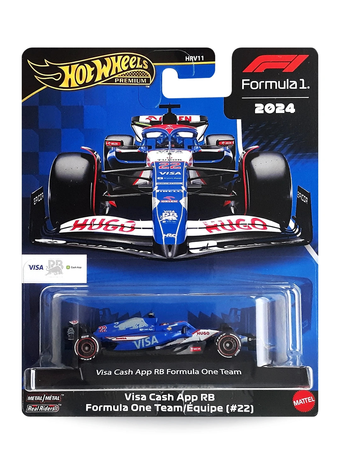 Hot Wheels 2025 Formula One Collection Mix 3 RB Visa Cash App RB Formula One Team (#22) 1:64 – Blue