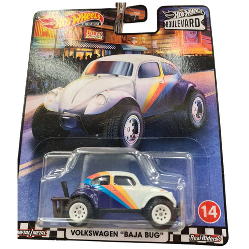 Hot Wheels 1:64 Volkswagen Baja Bug White
