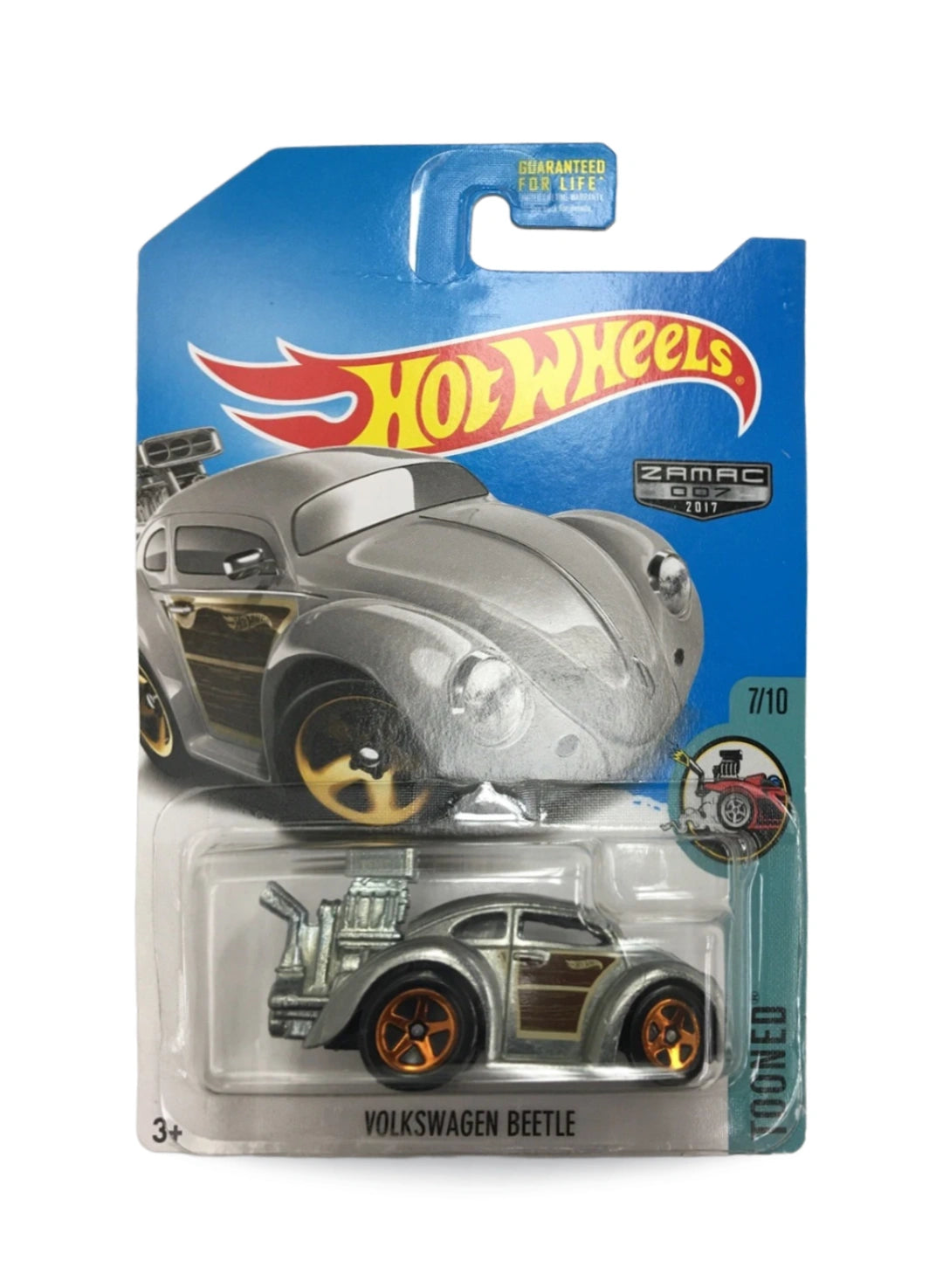 Hot Wheels Walmart Exclusive ZAMAC Editions 2017 Volkswagen Beetle Tooned 1:64  – ZAMAC