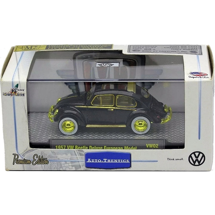 Volkswagen Beetle - Black / Yellow Trim (Box)