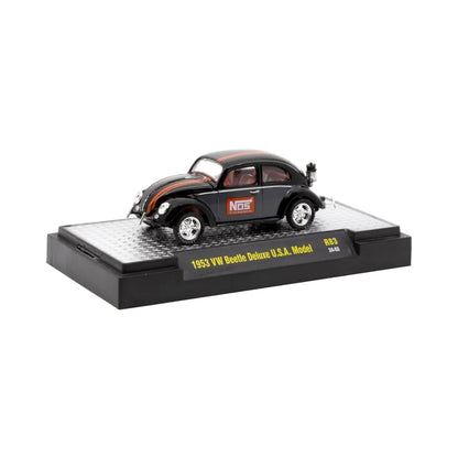 Volkswagen Beetle - Black (Silver Chrome Details, Red Interior)
