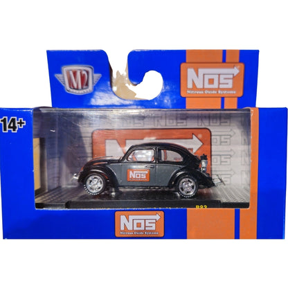 Volkswagen Beetle - Black (Silver Chrome Details, Red Interior)