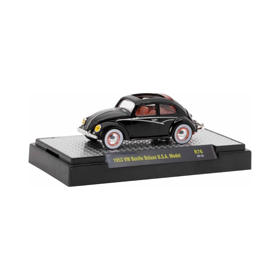 Volkswagen Beetle - Black (White Wall Wheels & Red Interior)