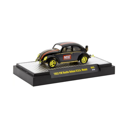 Volkswagen Beetle - Black (Yellow Chrome Details, Brass Interior)