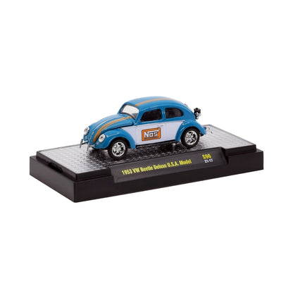 Volkswagen Beetle - Blue / White (NOS O'Reilly Auto Parts Exclusive, Auto-Thentics Release S96)