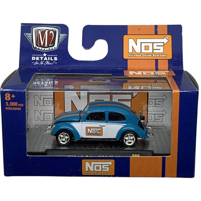Volkswagen Beetle - Blue / White (NOS O'Reilly Auto Parts Exclusive, Auto-Thentics Release S96)