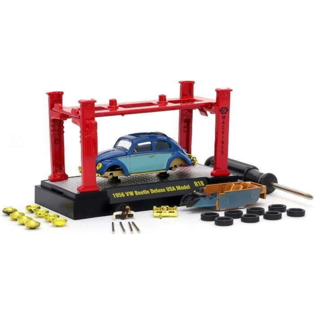 Volkswagen Beetle - Blue (Model-Kit Release 18 Chase Version with Red Lift)