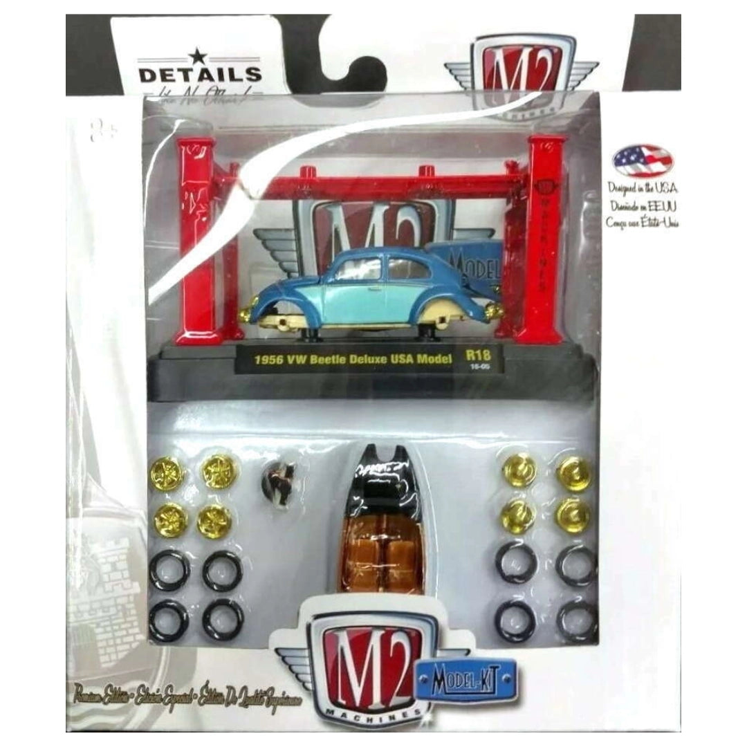Volkswagen Beetle - Blue (Model-Kit Release 18 Chase Version with Red Lift)