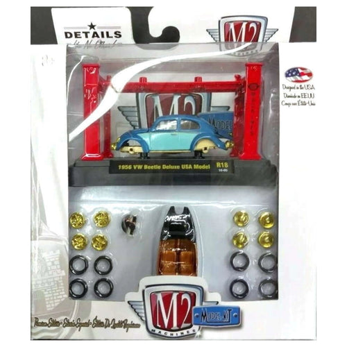 Volkswagen Beetle - Blue (Model-Kit Release 18 Chase Version with Red Lift)