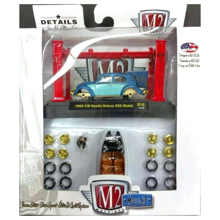 Volkswagen Beetle - Blue (Model-Kit Release 18 Chase Version with Red Lift)