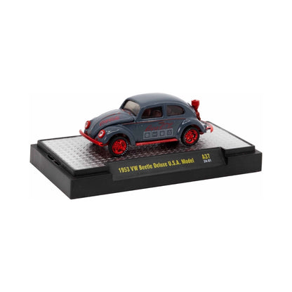 Volkswagen Beetle - Grey/Black (Coca-Cola Series Chase Version with Red Chrome Details)