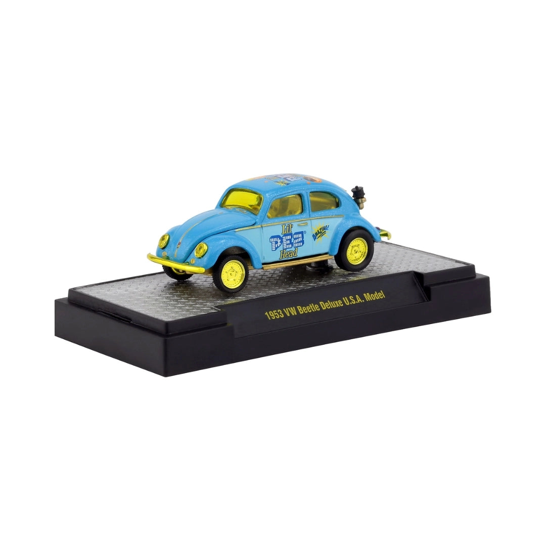Volkswagen Beetle - Light Blue/Yellow (PEZ Chase Version)