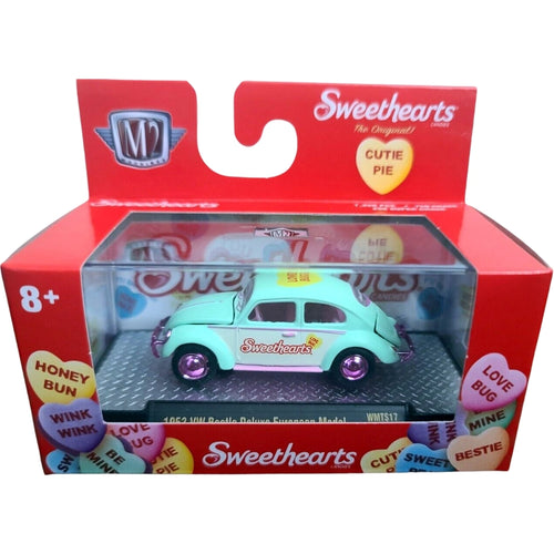 Volkswagen Beetle - Mint Green / Pink Wheels (Sweethearts Candies WMTS17 Chase)