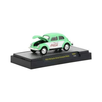 Volkswagen Beetle - Mint Green/White (Coca-Cola Standard Version, Open Hood)
