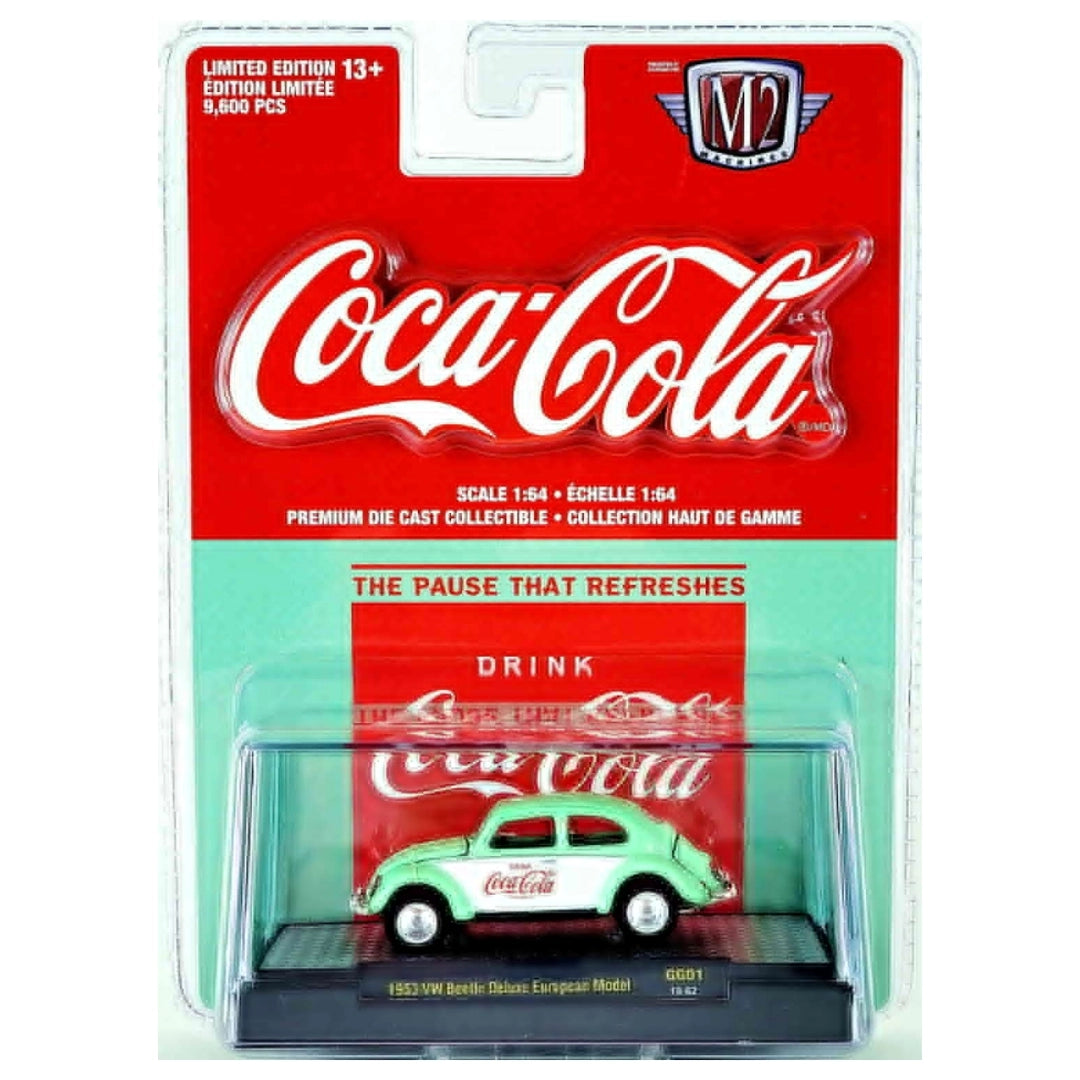 Volkswagen Beetle - Mint Green/White (Coca-Cola Standard Version, Open Hood)