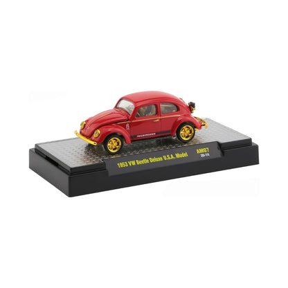 Volkswagen Beetle - Red / Gold Wheels (Auto-Mods Release AM07 Chase)