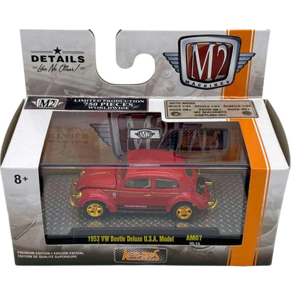 Volkswagen Beetle - Red / Gold Wheels (Auto-Mods Release AM07 Chase)