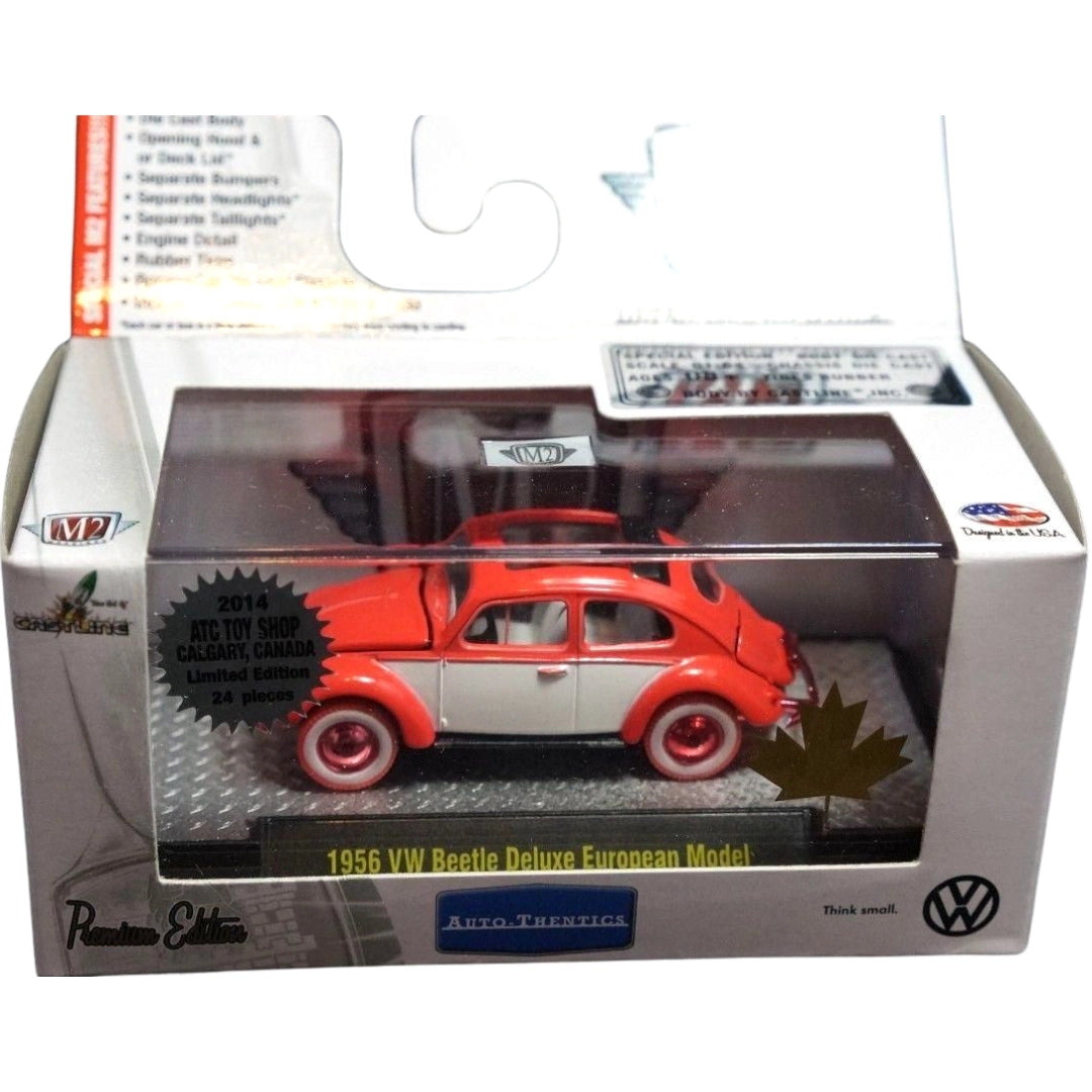 Volkswagen Beetle - Red/White Two-Tone (ATC Toy Shop Chase Version)