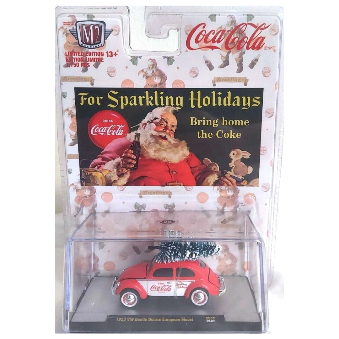 Volkswagen Beetle - Red/White (Christmas Coca-Cola Version with Christmas Tree)