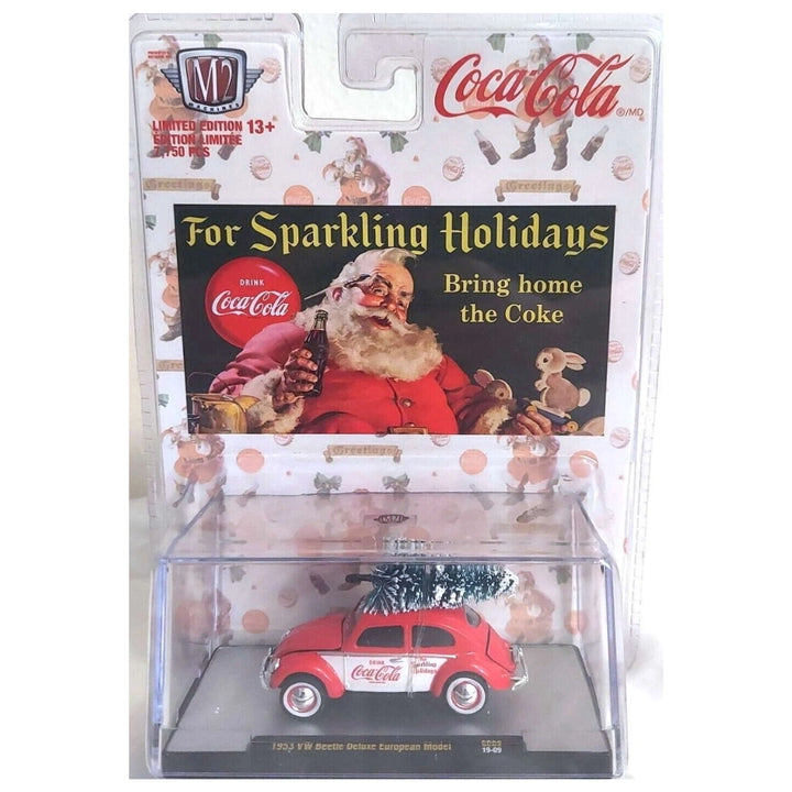 Volkswagen Beetle - Red/White (Christmas Coca-Cola Version with Christmas Tree)