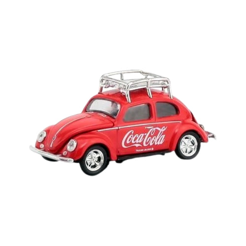 Volkswagen Beetle - Red (Coca-Cola Auto-Haulers Standard Version with Silver Roof Rack)
