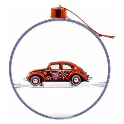Volkswagen Beetle - Red (Silver Chrome Rims & Details)