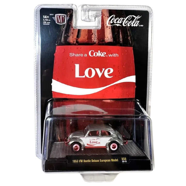 Volkswagen Beetle - Silver/Grey (Coca-Cola Love, Super Chase)