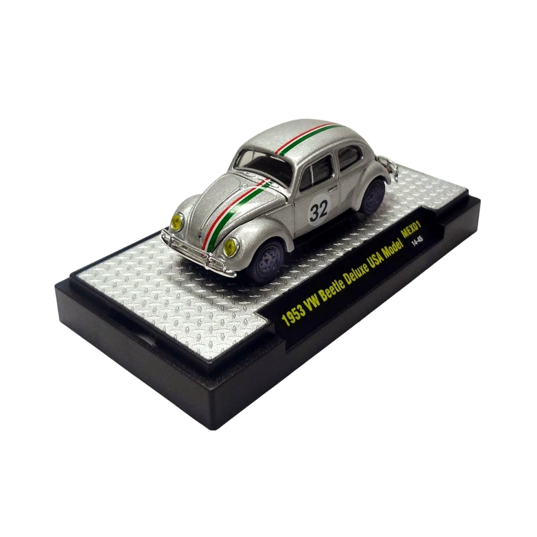 Volkswagen Beetle - Silver (#32 Racing Stripes)