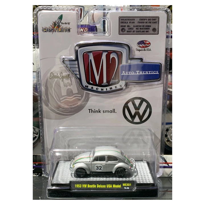 Volkswagen Beetle - Silver (#32 Racing Stripes)