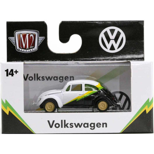 Volkswagen Beetle - White/Green Custom Graphics