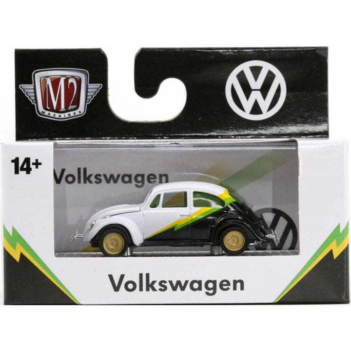 Volkswagen Beetle - White/Green Custom Graphics