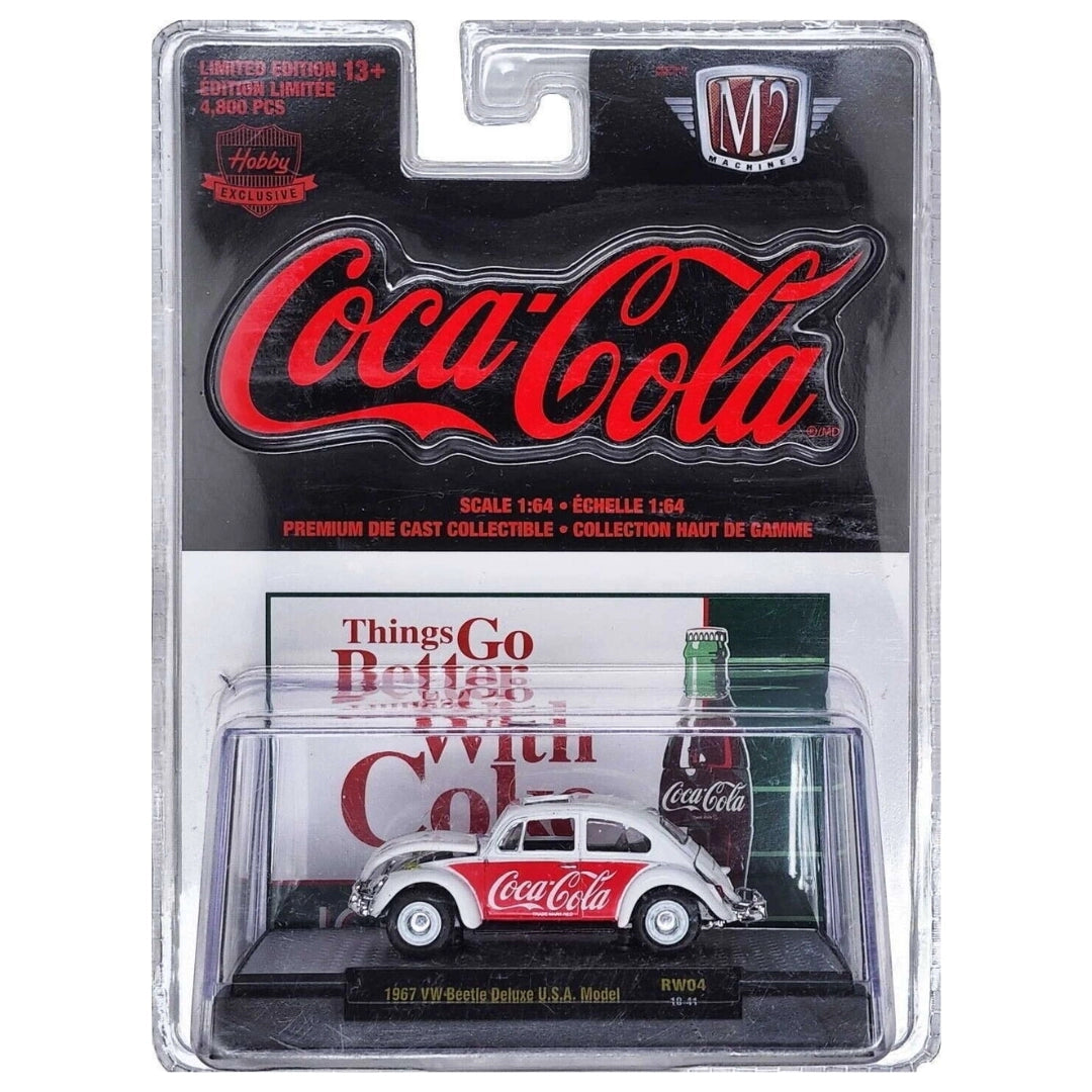Volkswagen Beetle - White/Red (Coca-Cola Hobby Exclusive Version)