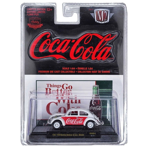 Volkswagen Beetle - White/Red (Coca-Cola Hobby Exclusive Version)