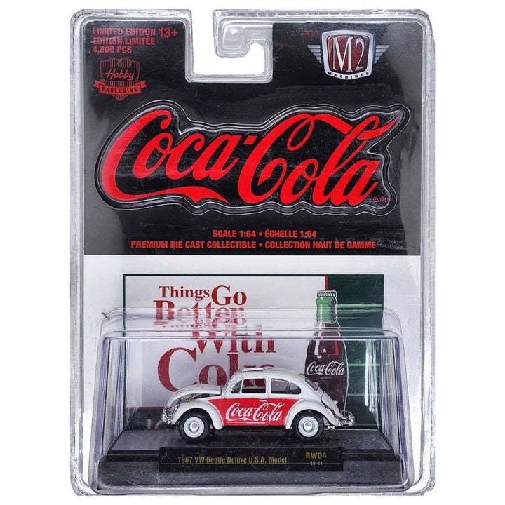 Volkswagen Beetle - White/Red (Coca-Cola Hobby Exclusive Version)