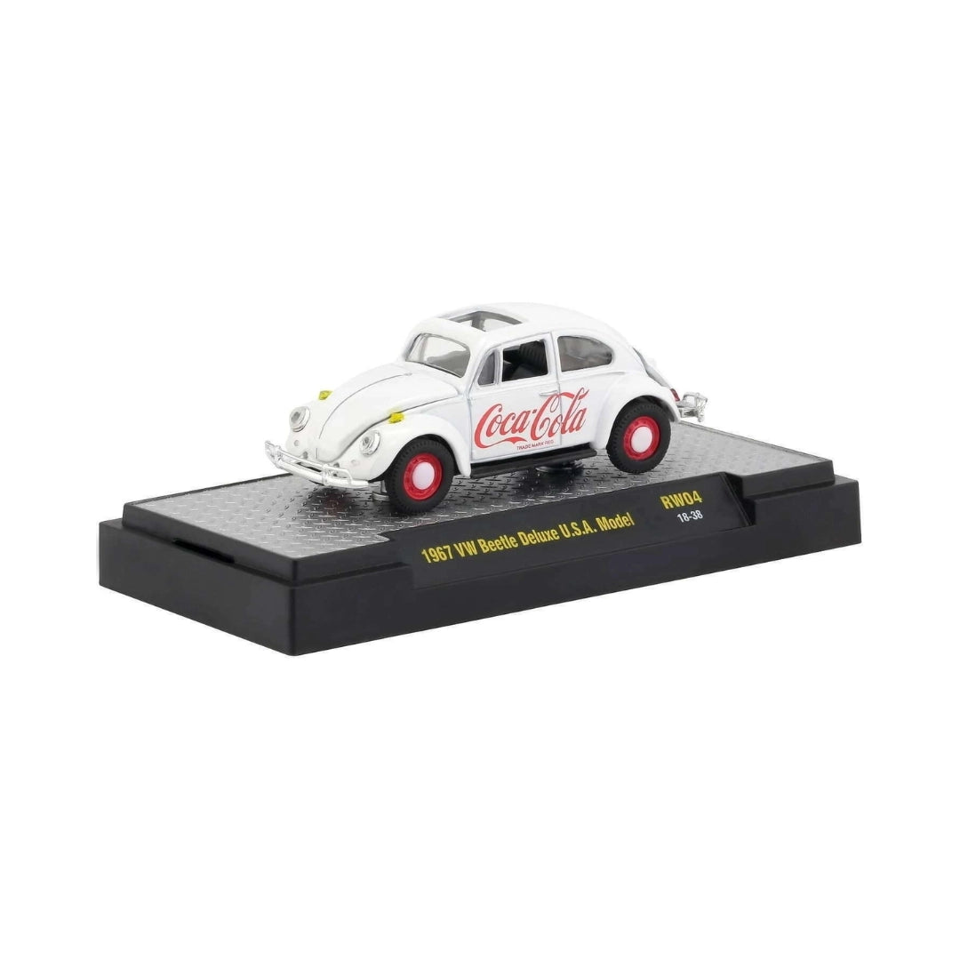 Volkswagen Beetle - White/Red (Coca-Cola Release RW04 Version)