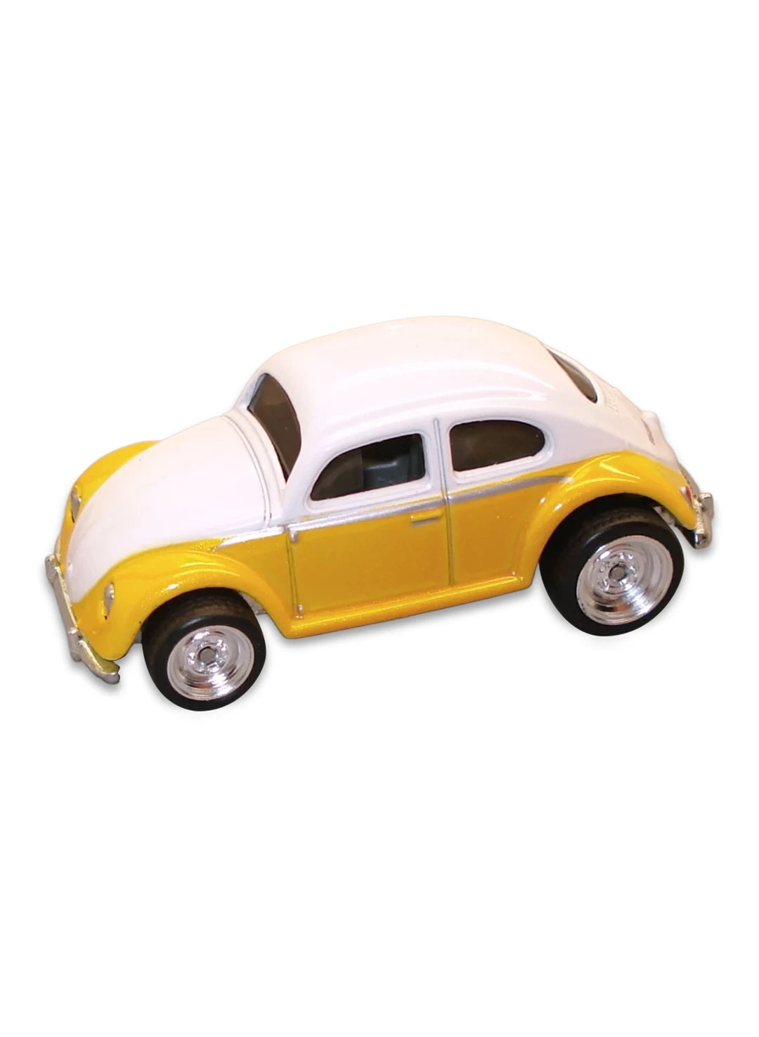 Hot Wheels Volkswagen Garage 2011 Volkswagen Beetle 1:64 – White & Metallic Yellow