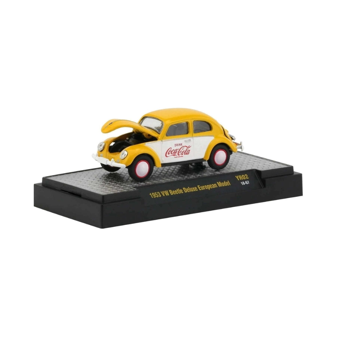 Volkswagen Beetle - Yellow/White (Coca-Cola Standard Version, Open Hood)