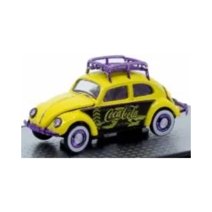 Volkswagen Beetle - Yellow (Purple Chrome Rims & Details, Purple Interior)