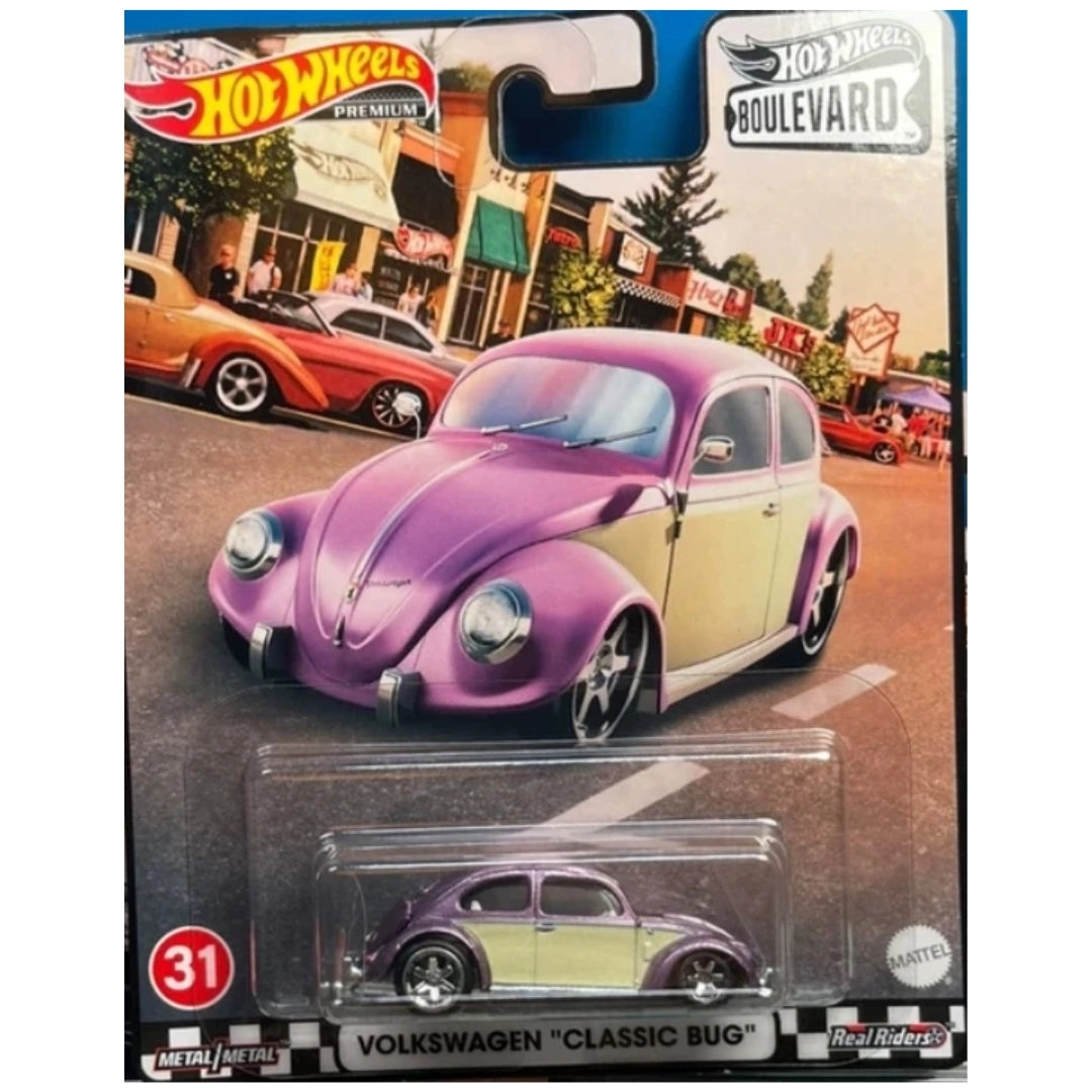 Hot Wheels 1:64 Volkswagen Classic Bug Candy Apple Magenta