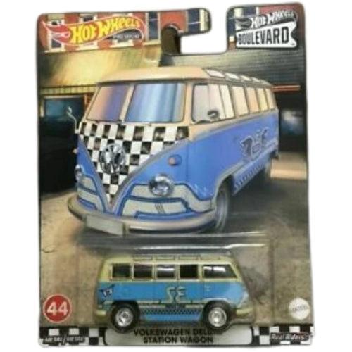 Hot Wheels 1:64 Volkswagen Deluxe Station Wagon Blue