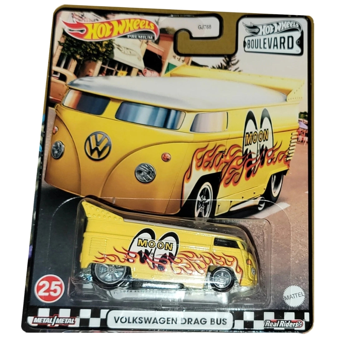 Hot Wheels 1:64 Volkswagen Drag Bus Yellow