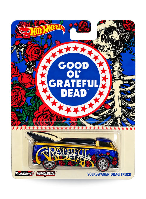 Hot Wheels Pop Culture 2014 Grateful Dead Volkswagen Drag Truck 1:64 – Dark Blue & Gold