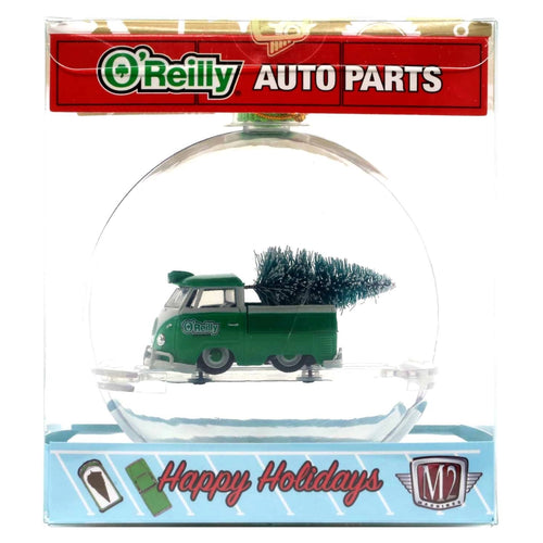 1960 VW Single Cab Truck - Green (Christmas Tree Ornament)
