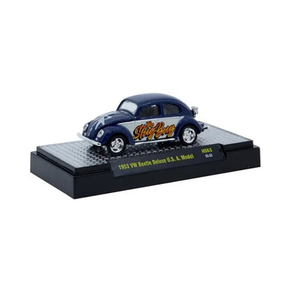 Volkswagen Beetle - Blue (Silver Chrome Rims & Details, Black Interior)