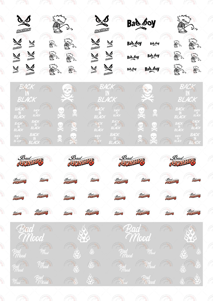 Bad Boy Toy car Decals