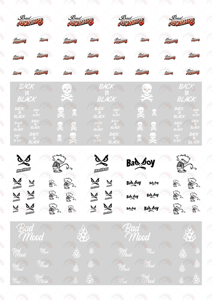 "Bad Hombre" Custom Car Decals