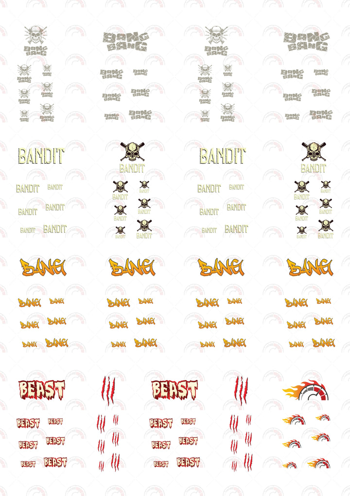 "Bang Bang" Vehicle Decals