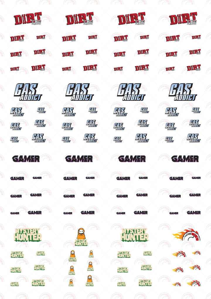 Dirt King Play Vehicle Decals