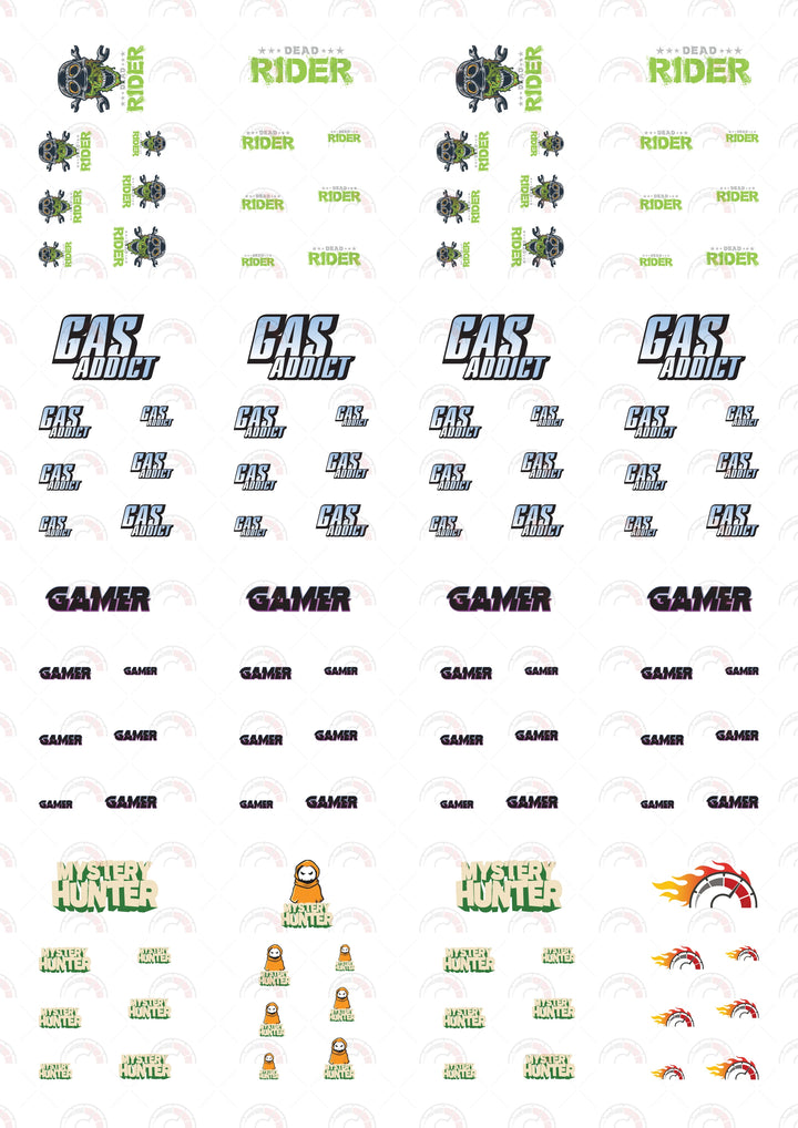 Dead Rider Play Vehicle Decals