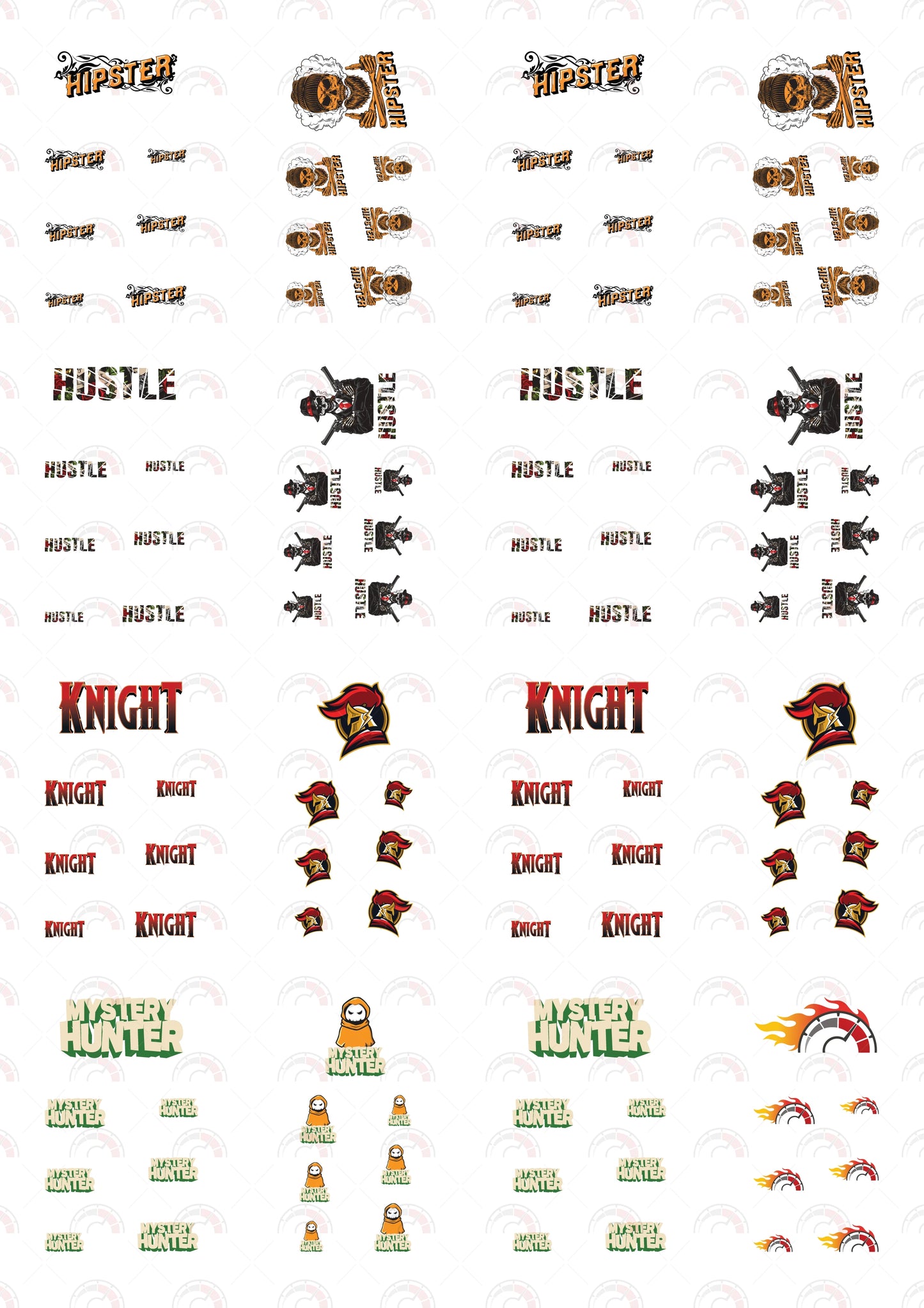 Hipster Play car Decals